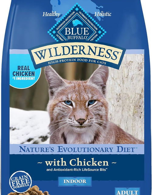 Load image into Gallery viewer, Blue Buffalo Wilderness High Protein Grain Free, Natural Adult Indoor Dry Cat Food, Chicken

