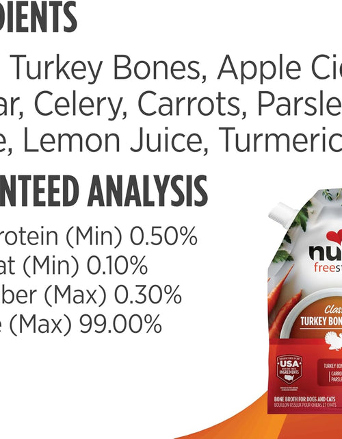 Load image into Gallery viewer, Freestyle Bone Broth, Premium Food Topper for Cats and Dogs, with Collagen and Chondroitin Sulfate to Help Boost the Quality of Your Pet’S Coat and Skin, 20 FL Oz Pouch

