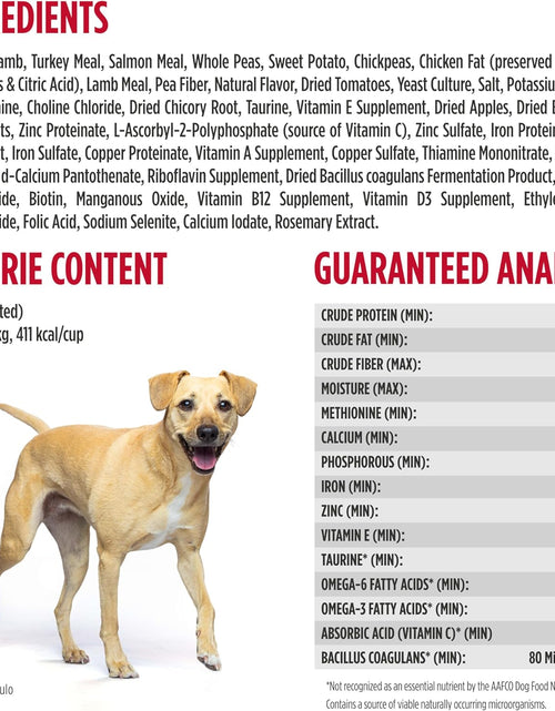 Load image into Gallery viewer, Adult Dog Food: Grain Free, All Natural Dry Pet Kibble for Large and Small Breed Dogs - Lamb, Salmon, or Turkey Recipe
